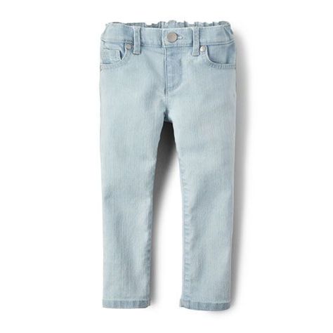 Baby And Toddler Girls Basic Skinny Jeans - Sky Wash | The Children's Place Toddler Jeans, Toddler Pants, Baby Jeans, Baby And Toddler, Denim Cotton, Newborn Outfits, Toddler Fashion