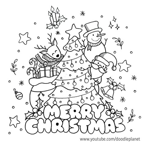 Doodle Planet X Mas Coloring Pages, Christmas Colouring Sheets, Christmas Drawing For Kids, Christmas Doodle Art, Doodle Planet, Colouring Pages Christmas, Cute Christmas Doodles, Adult Christmas Coloring Pages, Colouring Christmas