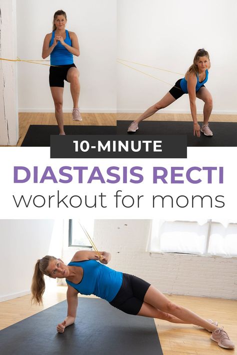 Diastasis recti (or the separation of the abs) is common during pregnancy, but most women aren't taught how to fix it. Enter this workout! Repair diastasis recti and rebuild abs after pregnancy with these 5 POSTPARTUM AB EXERCISES for moms! Beginner and advanced options offered. Diastasis Recti Exercises To Avoid, Core Repair Workout, Exercises To Fix Diastasis Recti, Workouts For Ab Seperation, Fixing Diastasis Recti, Lower Diastasis Recti Exercises, Postpartum Ab Rehab, Ab Separation Exercises, Diasis Recti