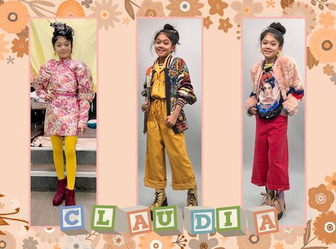 Claudia Kishi Outfit, Claudia Kishi, Babysitters Club, The Baby Sitters Club, Artsy Outfit, Style Makeover, Costume Designer, Baby Sister, Club Style