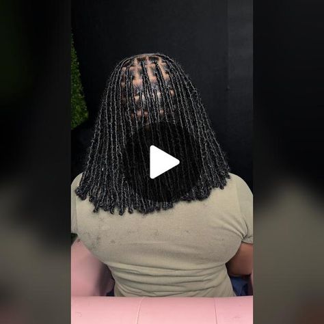 TikTok · Badgalsugga Short Bob Locs, Soft Locs With Barrel Ends, Soft Locs Shoulder Length, Short Soft Locs Hairstyles, Short Faux Locs Shoulder Length, Soft Locs Bob, Faux Loc Bob, Short Soft Locs, Faux Locs Bob