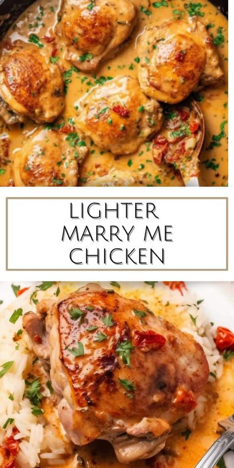 Marry Me Chicken Thighs, Chicken Thighs Dinner, Healthy Chicken Thigh Recipes, Healthy Italian Recipes, Marry Me Chicken Recipe, Low Fat Chicken, Low Calorie Chicken, Marry Me Chicken, Chicken Thigh Recipes Crockpot