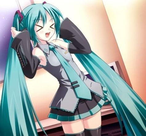 hatsune miku Long Blue Hair, L Icon, 2000s Art, Miku Hatsune Vocaloid, Arte Sailor Moon, Moe Anime, Vocaloid Characters, Old Anime, Fete Anime