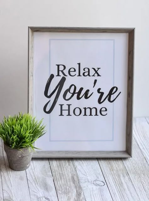 Home Quotes Printable, Home Decor Frame Ideas, Decor Frames On Wall, Inspirational Quotes For Home Decor, Quotes For The Wall, Wall Quotes Frame, Home Frames Quotes, New House Wall Decor, Home Quotes Decor