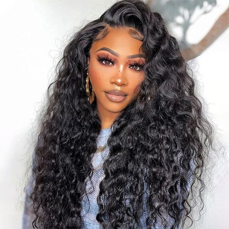 Before we dive into the details, it’s essential to understand what a loose deep wave wig is. These wigs are made from human or synthetic hair and are designed to mimic the natural texture of loosely curled hair with a deep wave pattern. This pattern creates a sense of volume, depth, and texture, making it an ideal choice for various occasions. Loose Deep Wave Wig, Deep Wave Wig, Loose Deep Wave, Affordable Wigs, Indian Human Hair, Long Curly Wig, Human Hair Color, Hair Things, Clip In Ponytail