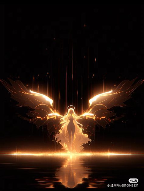 Sun Magic Art, Red Head Angel, Angel Powers, Light Goddess, Wings Of Light, Goddess Of Light, Angel Of Light, Golden Magic, Golden Angel