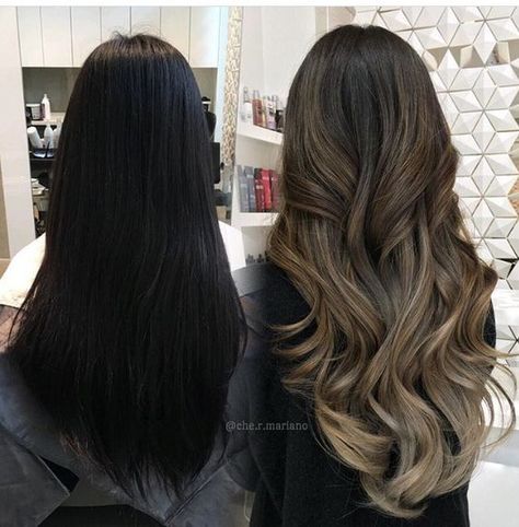 Ash blond bayalage from dark brunette in one session: Blond Bayalage, Blonde Bayalage, Ash Blond, Light Brown Balayage, Dark Brunette, Balayage Hair Dark, Brown Balayage, Super Hair, Trendy Hair Color