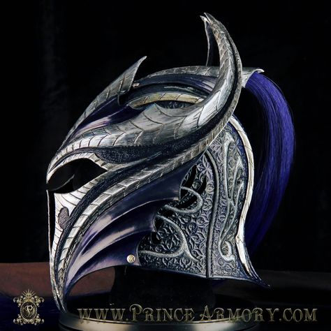 Leather Helmet, Armadura Cosplay, Armor Helmet, Knight Helmet, Helmet Concept, Dragon Armor, Helmet Armor, Warrior Helmet, Knights Helmet