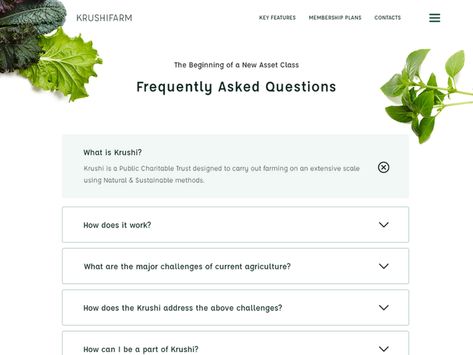 FAQ: Krushi Farm by Ankit Mishra on Dribbble Brand Identity Design Logo Inspiration, Virtual Reality Design, Best Presentation Templates, Beauty Technology, Creative Tutorials, Event Website, Ui Design Website, Logo Design Process, Logo Design Art