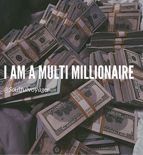 manifest your wealth goals and inspire others on their journey to financial success. Keep affirming that state of being a multi millionaire! 💵💰 (link in bi0 for money subliminal 💳🖇️) #manifestation #manifest #lawofattraction #millionaire #money #spiritual #spirituality #astrology #mindset #mindfulness #aesthetic #fashion #tiktok #affirmations #positive #positivethinking I Am A Multi Millionaire, Mindfulness Aesthetic, Daily Affirmations Success, Money Spiritual, Wealth Vision Board, Multi Millionaire, Money Vision Board, Vision Board Images, Vision Board Affirmations