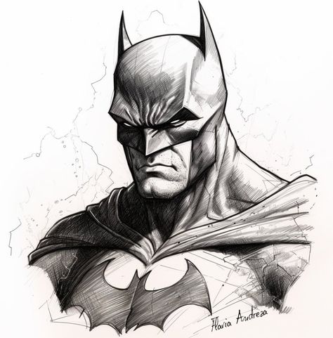 #FlaviaAndreza #Batman #BruceWayne #TheDarkKnight #TheCapedCrusader #JusticeLeague #JL #Gotham #Outsiders #BatmanIncorporated #WayneEnterprises #WayneManor #BatCave Potrait Painting, Marvel Paintings, Batman Collectibles, Batman Drawing, Batman And Batgirl, Easy Animal Drawings, Batman Tattoo, Drawing Superheroes, Superhero Coloring