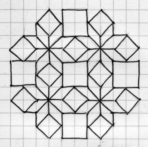 All sizes | Geometric pattern #1 | Flickr - Photo Sharing! Graph Paper Designs, Graph Paper Drawings, Blackwork Patterns, Barn Quilt Designs, Geometric Pattern Art, Geometric Design Art, Islamic Patterns, Graph Paper Art, Barn Quilt Patterns