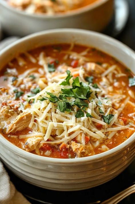 Warm up with this Crock Pot Creamy Chicken Parmesan Soup! Simple, cheesy, and full of flavor, it's the perfect comforting meal. #ChickenParmesan #SlowCooker #ComfortFood #SoupSeason #EasyRecipe Cheesy Chicken Parmesan Soup, Creamy Crock Pot Chicken Parmesan Soup, Crockpot Cream Chicken Parmesan Soup, Crockpot Creamy Chicken Parmesan, Cream Cheese Chicken Soup Crockpot, Crock Pot Creamy Chicken Parm Soup, Creamy Chicken Parmesan Soup Crockpot, Creamy Ham Soup Recipes, Creamy Crockpot Chicken Parmesan Soup