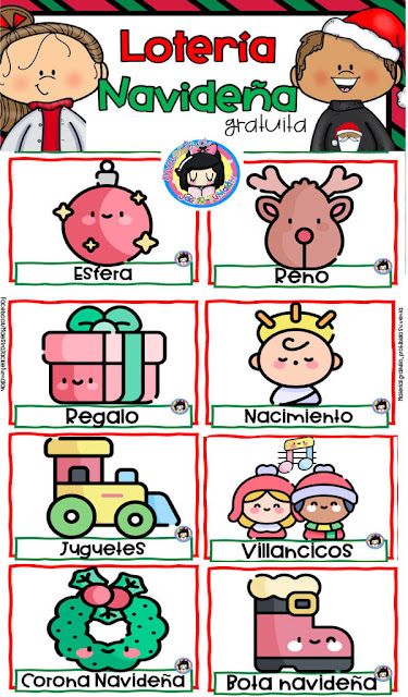 Juego de lotería navideña para jugar bingo de navidad para imprimir Ideas Navideñas, Bingo, Christmas Decor, Christmas Decorations, Christmas, Christmas Décor