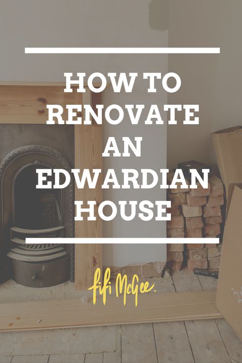 Here, we’re sharing a step-by-step on how to renovate an Edwardian house sympathetic to its architecture, your budget and your needs, first explaining a brief history of Edwardian houses. Edwardian House Decor Ideas, Double Fronted Edwardian House, Edwardian House Bathroom Ideas, Edwardian House Extension, 1910 House Renovation, Edwardian Cottage Interiors, Small Edwardian Terrace House, Edwardian House Interior Sitting Rooms, Edwardian Terrace Interior