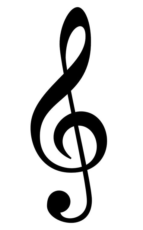 Treble Clef Art, Music Notes Drawing, Music Note Heart, Music Clipart, Art Musical, Not Musik, Muster Tattoos, Free Clipart Images, Serge Gainsbourg