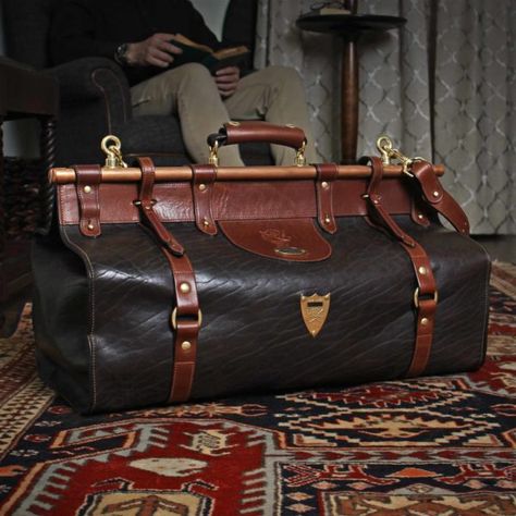 Gladstone Bag, Luxury Travel Bag, American Buffalo, Leather Briefcase Bag, Leather Duffel Bag, Rugged Leather, Leather Duffel, Leather Company, Leather Duffle Bag