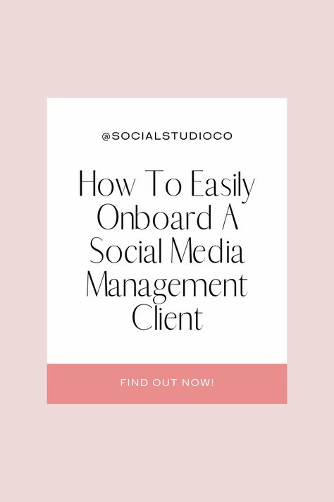 Social Media Marketing Management, Social Media Manager Onboarding Template, Social Media Client Onboarding Template, Social Media Freelancer, Social Media Manager Starter Kit, Social Media Manager Client Onboarding, Social Media Onboarding, Social Media Management Contract, Social Media Manager Pricing Packages