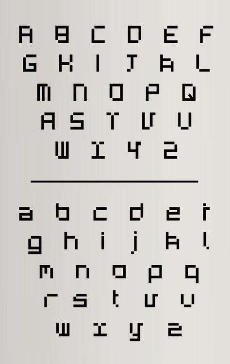 Computer Fonts Alphabet, How To Write Cool Fonts, Game Font Design, Science Font Design, Bullet Journal Video Games, Aesthetic Fonts Alphabet, Science Font, Gaming Font, Easy Font