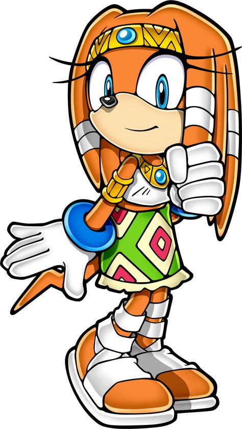 Tikal: anthropomorphic echidna and a 4,000 year old spirit who was once a member of the Knuckles Clan who resided in what became Mystic Ruins. She is the daughter of Chief Pachacamac. A peace loveing passivist!   from Sonic Adventure - Sonic News Network, the Sonic Wiki Tikal The Echidna, Sonic Reference, Big The Cat, Sonic Underground, Sonic Adventure 2, Megaman X, Silver The Hedgehog, Sonic And Amy, Sonic Fan Characters