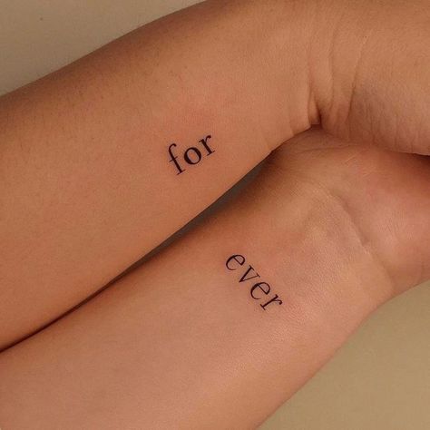 Matching Friendship Tattoos, Always Tattoo, Maching Tattoos, Forever Tattoo, Matching Best Friend Tattoos, Herz Tattoo, Tattoos Geometric, Парные Тату, Bff Tattoos