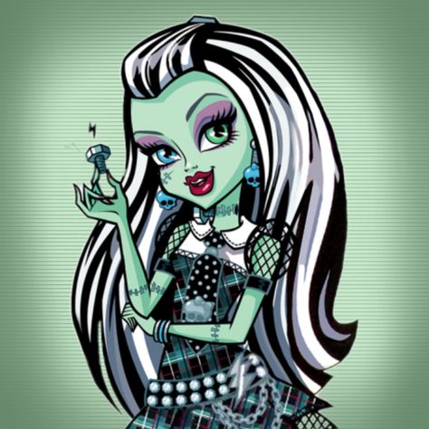 Frankie Stein Icon, Frankie Monster High, Discord Themes, Monster H, Mh Dolls, Moster High, Frankie Stein, Monster High Art, Monster High Characters