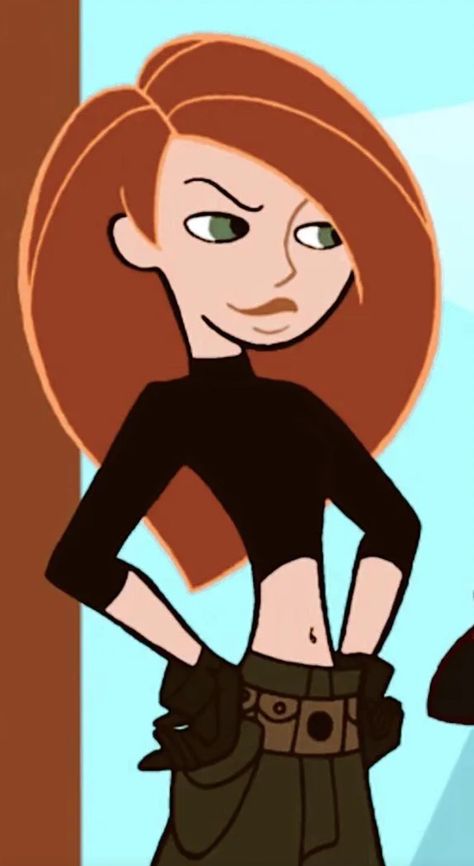 Kim Possible Costume, Kim Possible Characters, Red Hair Cartoon, Redhead Characters, Literary Characters, Girl Cartoon Characters, Canvas Painting Designs, Kim Possible, Fantasias Halloween