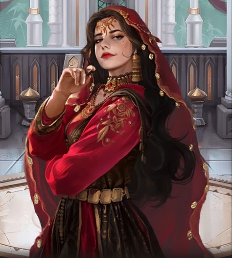 Fortune Teller Character, Fortune Teller Costume, Karma Design, Indian Theme, Dungeons And Dragons Art, Fantasy Setting, Fortune Teller, Fantasy Map, Creature Concept Art