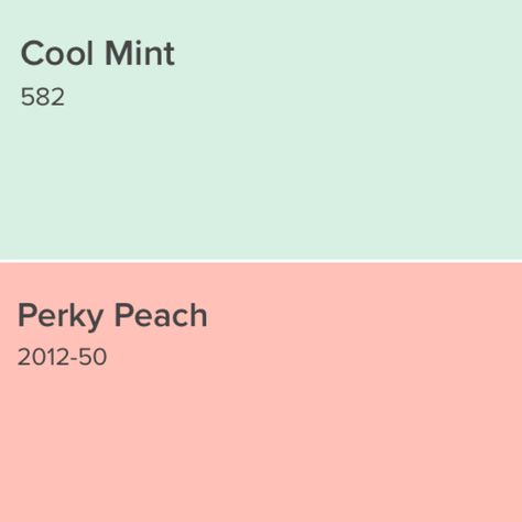 Peach Nursery, Bedroom Board, Mint Rooms, Light Salmon, Benjamin Moore Colors, Benjamin Moore, Girls Bedroom, Baby Room, Sims 4