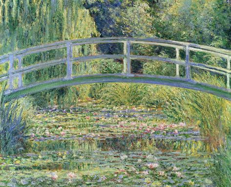 #trees #landscape #pond #Lily #picture Claude Monet Japanese Bridge #1080P #wallpaper #hdwallpaper #desktop Water Lily Pond Monet, Waterlily Pond, Ronin Samurai, Japanese Bridge, Claude Monet Water Lilies, Bridge Painting, Claude Monet Paintings, Water Lily Pond, Claude Monet Art