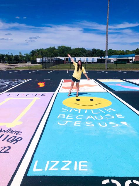 Jesus Parking Spot Painting, Senior Parking Spaces Jesus, Senior Parking Spaces Bible Verses, Senior Parking Spaces Christian, Christian Senior Parking Spots, Senior Parking Spaces Funny, Parking Lot Painting, Senior Parking Spaces, Senior Year Things