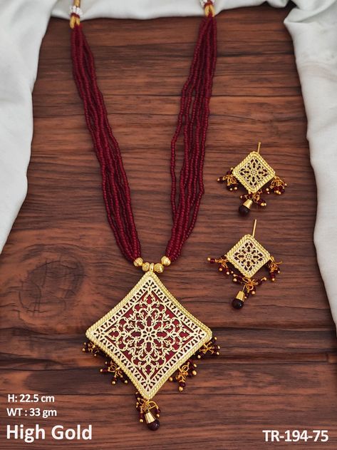 Artificial Jewelry Accessories Thewa Jewellery Traditional Designer Wear High Gold Polish Thewa Long Pendant Set Thewa Jewellery Set, Theva Jewellery, Thewa Jewellery, Jewellery Traditional, Indian Wedding Jewelry Sets, Artificial Jewelry, Artificial Jewellery, Journal Art, Indian Wedding Jewelry