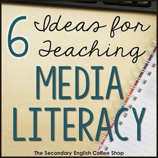 Six Ideas for Teaching Media Literacy - The Secondary English Coffee Shop Media Literacy Poster, Literacy Poster, English Coffee Shop, Media Literacy Activities, Poster Drawing Ideas, Media Literacy Lessons, Persuasive Techniques, Communication Activities, Secondary English