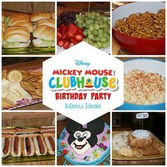 8 Mickey Mouse Birthday Party Menu Ideas - easy party food ideas for kids! Birthday Party Menu Ideas, Mickey Mouse Party Food, 1st Birthday Foods, Party Menu Ideas, House Birthday Party, Birthday Party Food Ideas, Birthday Party Menu, Mickey Mouse Birthday Decorations, Twodles Birthday