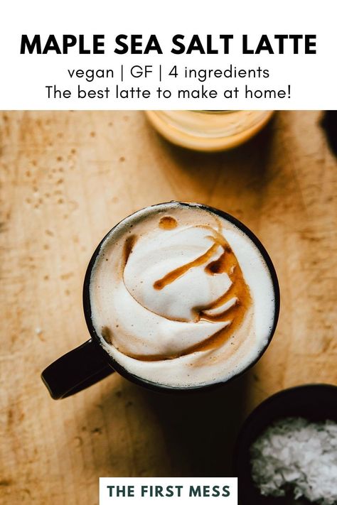 Vegan Espresso Recipes, Maple Espresso Drinks, Sea Salt Coffee Recipe, Dairy Free Espresso Drinks, Diy Specialty Coffee Drinks, Coffee And Hashimotos, Healthy Coffee Shop Drinks, Vegan Coffee Recipes Healthy, Paleo Coffee Recipes