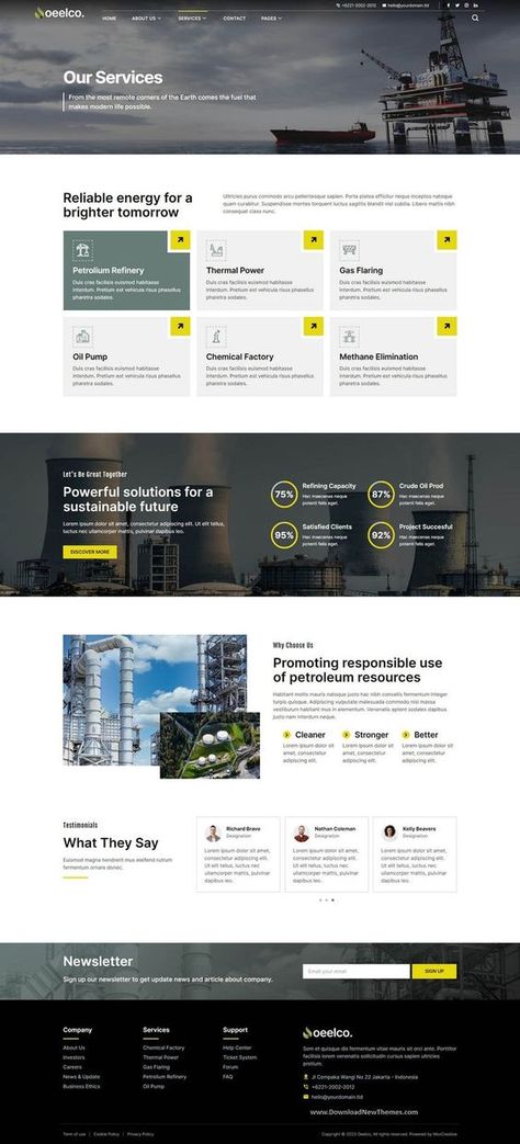 Website design Construction Website Design Inspiration, Construction Website Design, Website Design Aesthetic, Travel Website Design, Corporate Website Design, Service Website, Ui Design Website, Wordpress Developer, Webpage Design