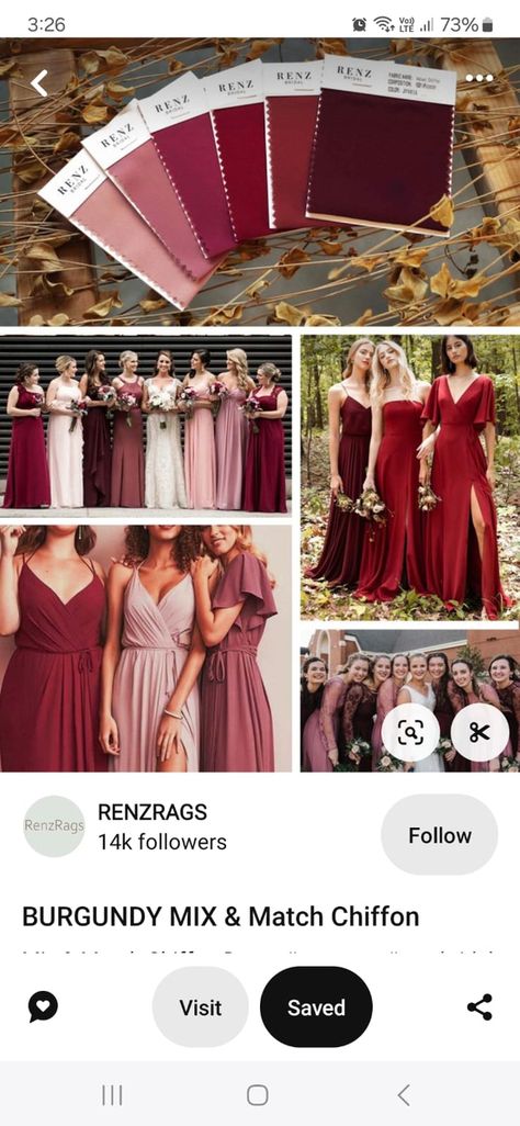 Merlot Bridesmaid Dresses Color Palettes, Maroon Mismatched Bridesmaid Dresses, Shades Of Burgundy Bridesmaid Dresses, Mismatched Burgundy Bridesmaid Dresses, Merlot Bridesmaid Dresses, Burgandy Bridesmaids Dress, Bridesmaid Dresses Burgundy, Mix Match Bridesmaid Dresses, Dark Red Bridesmaid Dresses