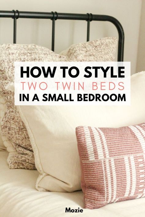 Arranging Twin Beds In A Small Room, Two Twin Beds In One Small Room, Twin Double Bed Ideas, 2 Twin Beds In Small Room Decor, Tiny Room Two Twin Beds, Guest Bedroom Ideas Twin Beds Modern, How To Fit Two Twin Beds In A Small Room, Ideas For Twin Beds In A Small Room, Two Twin Beds In One Room Guest