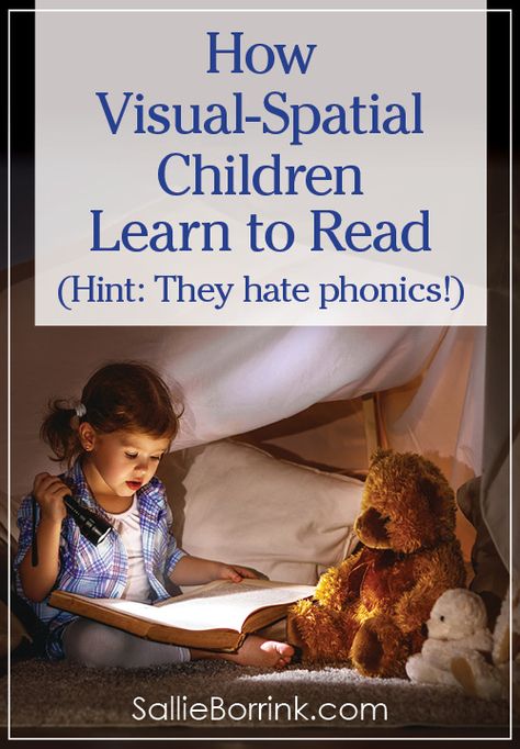 How Visual-Spatial Children Learn to Read (Hint: They hate phonics!) Teaching Visual Learners, Fun Phonics Activities, Visual Spatial, Storyboard Ideas, Gifted Children, Brain Learning, Executive Function, Writing Prompts For Kids, Differentiated Instruction