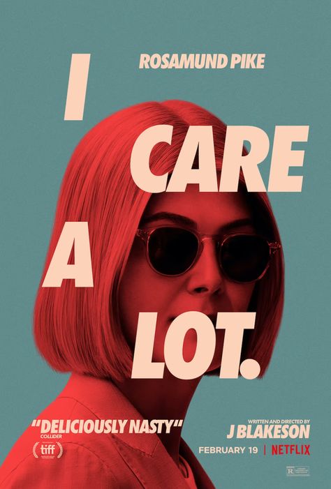 The best film posters of the year 2021 I Care A Lot, Quiz Disney, Dianne Wiest, Reservoir Dogs, Eiza Gonzalez, Film Poster Design, Black Comedy, Rosamund Pike, Movie Posters Design