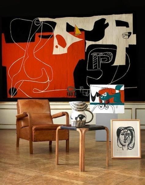 Le Corbusier Painting, Interiors Online, Soyut Sanat Tabloları, Hur Man Målar, Georges Braque, Big Art, Interior Art, Abstract Art Painting, Art Works