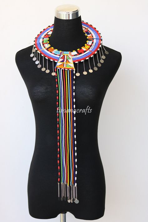 Excited to share the latest addition to my shop: ON SALE Masai wedding necklace, African jewelry, African beaded necklace, Women jewelry, Christmas gift for her, Tribal necklace, Boho neckl #round #etsy #women #bohohippie #africannecklace #beadednecklace #africanjewelry #masainecklace #womenjewelry https://etsy.me/3EgHYRn Maasai Jewelry, Masai Jewelry, African Beaded Necklace, Pokemon Jewelry, Beautiful Beaded Jewelry, Necklace African, African Necklace, Art Attack, Fashionista Clothes