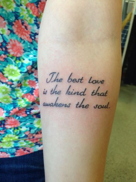 My tattoo... Quote from The Notebook The Notebook Inspired Tattoos, The Notebook Movie Tattoo Ideas, The Notebook Quotes Tattoos, Notebook Tattoo Ideas, The Notebook Tattoo Ideas, The Notebook Tattoo, Notebook Tattoo, Deep Tattoos, Lost Tattoo