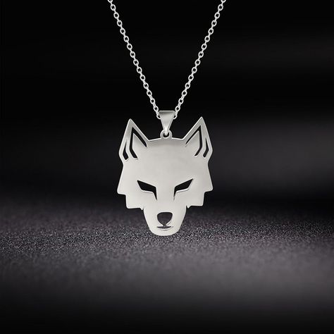 Cheap Pendant Necklaces, Buy Quality Jewelry & Accessories Directly from China Suppliers:Myshape Wolf Head Stainless Steel Pendant Necklace Enjoy ✓Free Shipping Worldwide! ✓Limited Time Sale ✓Easy Return. Cat Necklace Gold, Wolf Necklace, Wolf Head, Unisex Necklace, Pattern Animal, Cat Necklace, Stainless Steel Pendant, Choker Necklaces, Stainless Steel Necklace