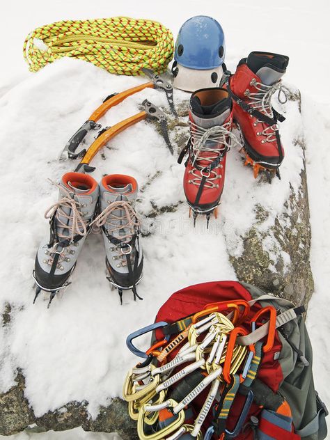 Ice Climbing Gear. Safety equipment and gear for ice climbing #Sponsored , #Paid, #paid, #Climbing, #Safety, #ice, #Gear Ice Climbing Gear, Mountain Climbing Gear, Ice Climber, Climbing Helmet, Mountaineering Climbing, Mountaineering Equipment, Climbing Gear, Ice Climbing, Mountain Climbing