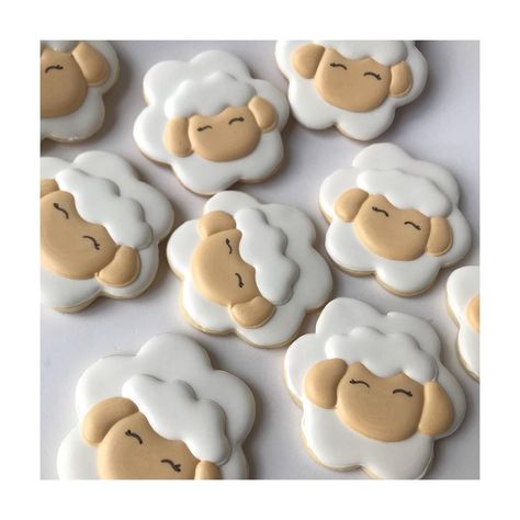 Lamb Baby Shower Theme, Lamb Cookies, Sheep Cookies, Baby Lamb Baby Shower, Pioneer School Gifts, Country Baby Shower, Farm Activities, Baby Sheep, Creative Cookies