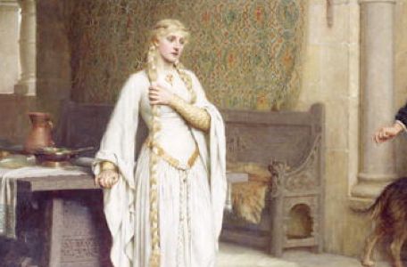 11th century hair history Edmund Blair Leighton, Pre Raphaelite Art, Istoria Artei, Medieval Paintings, Lady Godiva, Medieval Aesthetic, Pre Raphaelite, Old Paintings, Historical Art