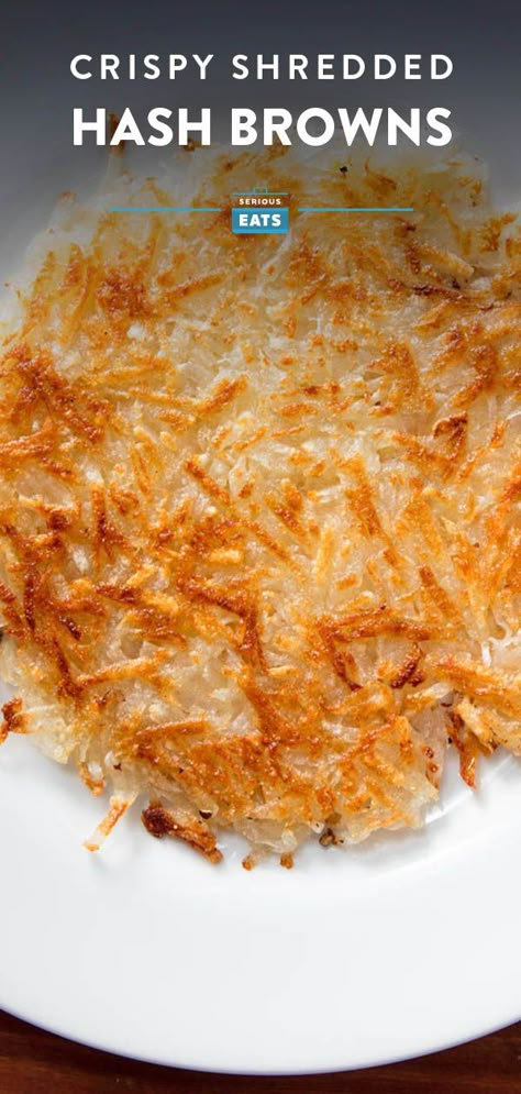 Crunchy Shredded Hashbrowns, Homemade Crispy Hash Browns, Best Way To Cook Frozen Shredded Hashbrowns, Breakfast Shredded Hashbrowns, Shredded Potato Hashbrowns, Potato Shredded Recipes, Has Brown Recipes, Breakfast Potatoes Hashbrown, How To Make Crispy Hashbrowns