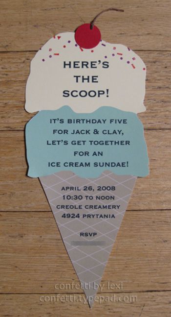 "Here's the scoop" We've moved and Kerigan is 2... come celebrate at our new home... Ice Cream Sundae Party, Ice Cream Social Party, Sundae Party, Ice Cream Party Invitations, Ice Cream Party Theme, Ice Cream Sundae Bar, Here's The Scoop, Ice Cream Birthday Party, Ice Cream Theme