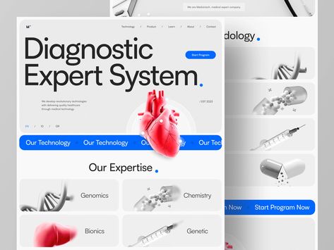 Healthcare Website, Medical Website Design, Startup Website, Medical Tech, Medical App, Healthcare Technology, Directory Design, Medical Design, Web Layout Design